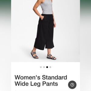 The North Face Women's Black Wide Leg Capri